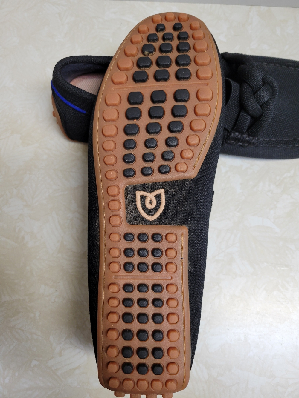 Rothy's Black Braided Canvas Slip-On Loafers - Picture 5 of 5